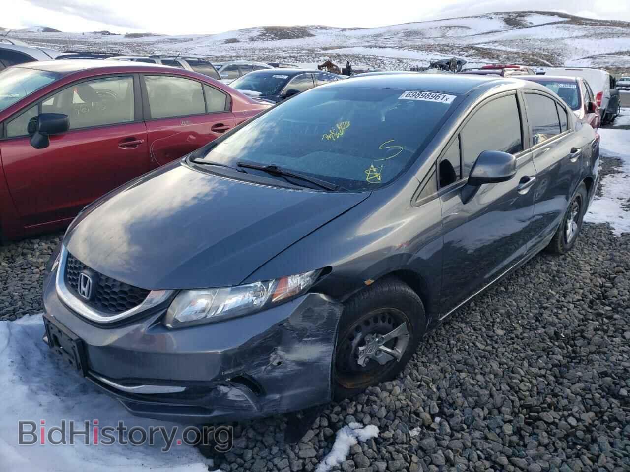 2013 HONDA CIVIC - VIN: 2HGFB2F55DH581548 - Фото 2