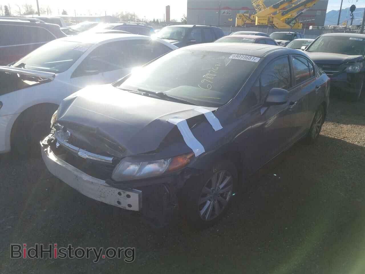 2012 HONDA CIVIC - VIN: 2HGFB2F98CH522656 - Photo 2