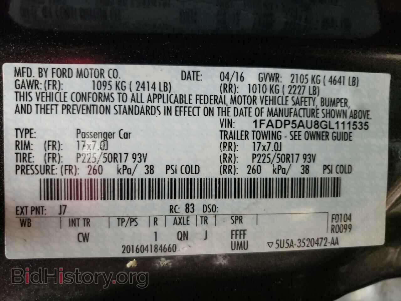 2016 FORD CMAX - VIN: 1FADP5AU8GL111535 - Photo 10