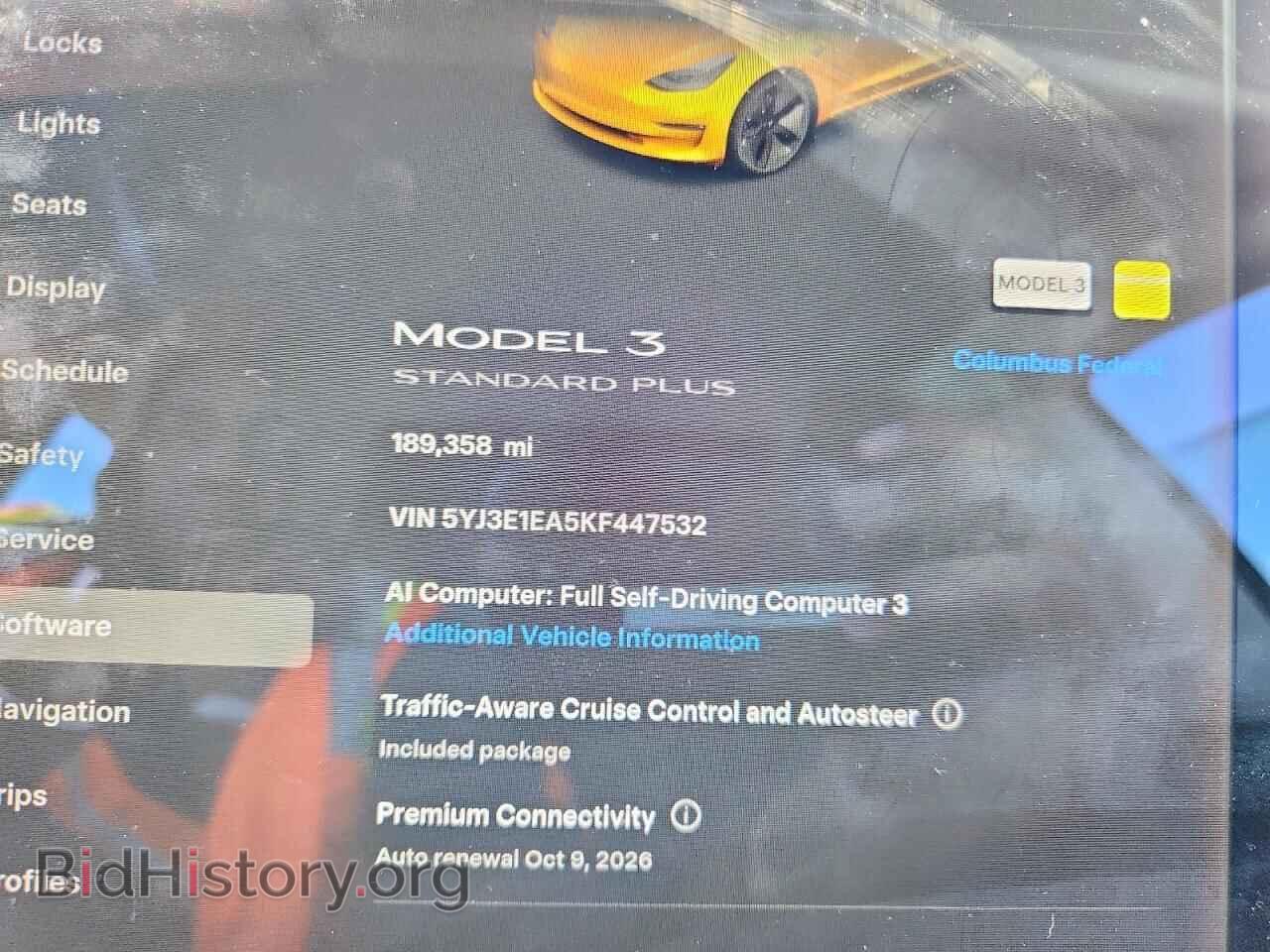 2019 TESLA MODEL 3 - VIN: 5YJ3E1EA5KF447532 - Photo 9
