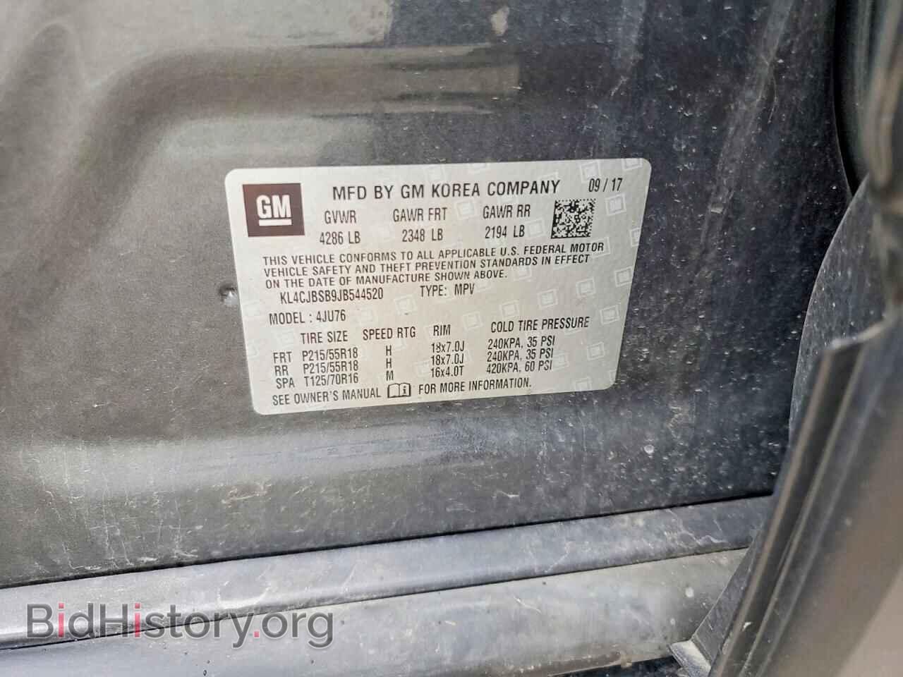 2018 BUICK ENCORE - VIN: KL4CJBSB9JB544520 - Фото 13