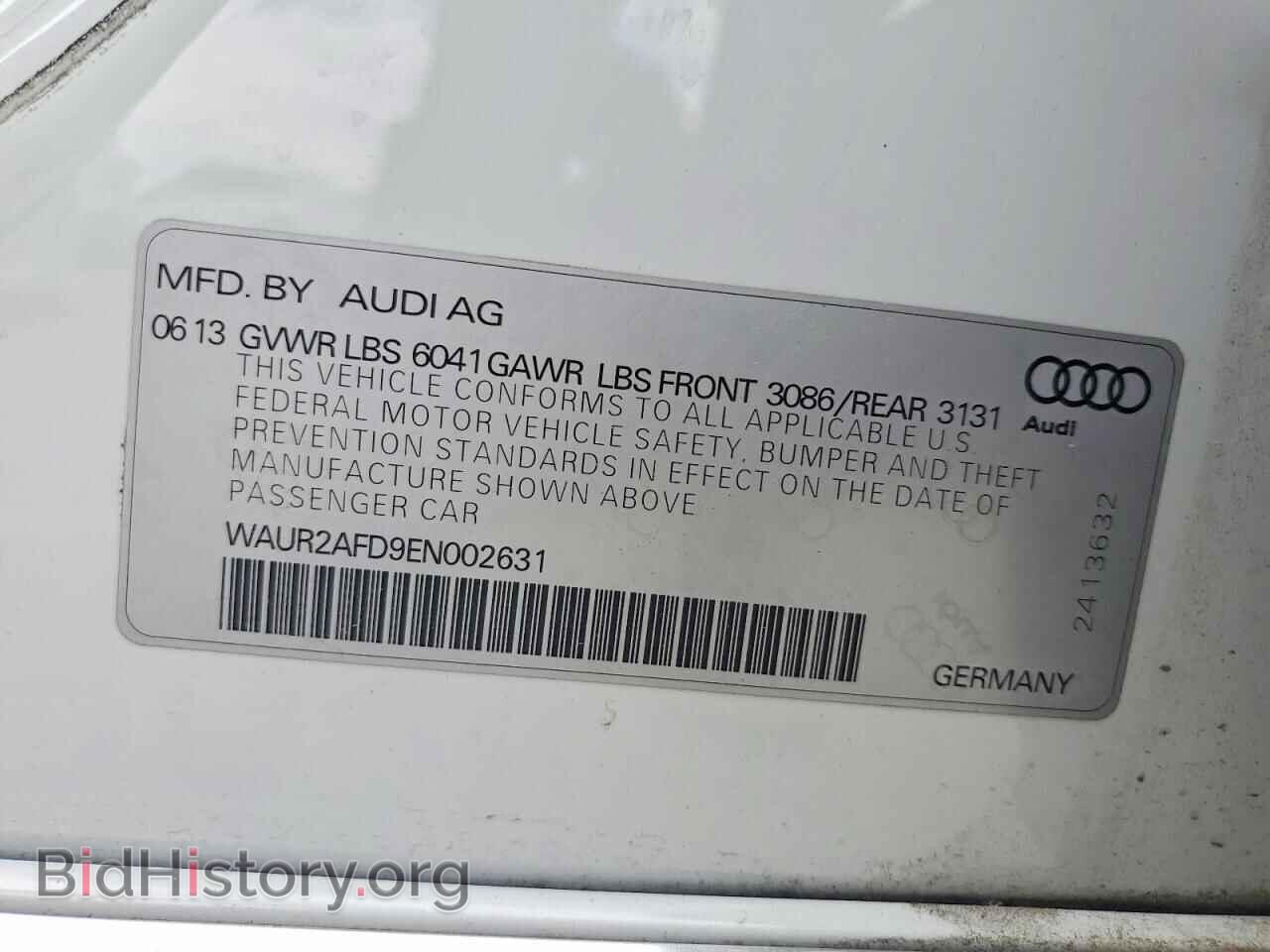 2014 AUDI A8 - VIN: WAUR2AFD9EN002631 - Photo 12