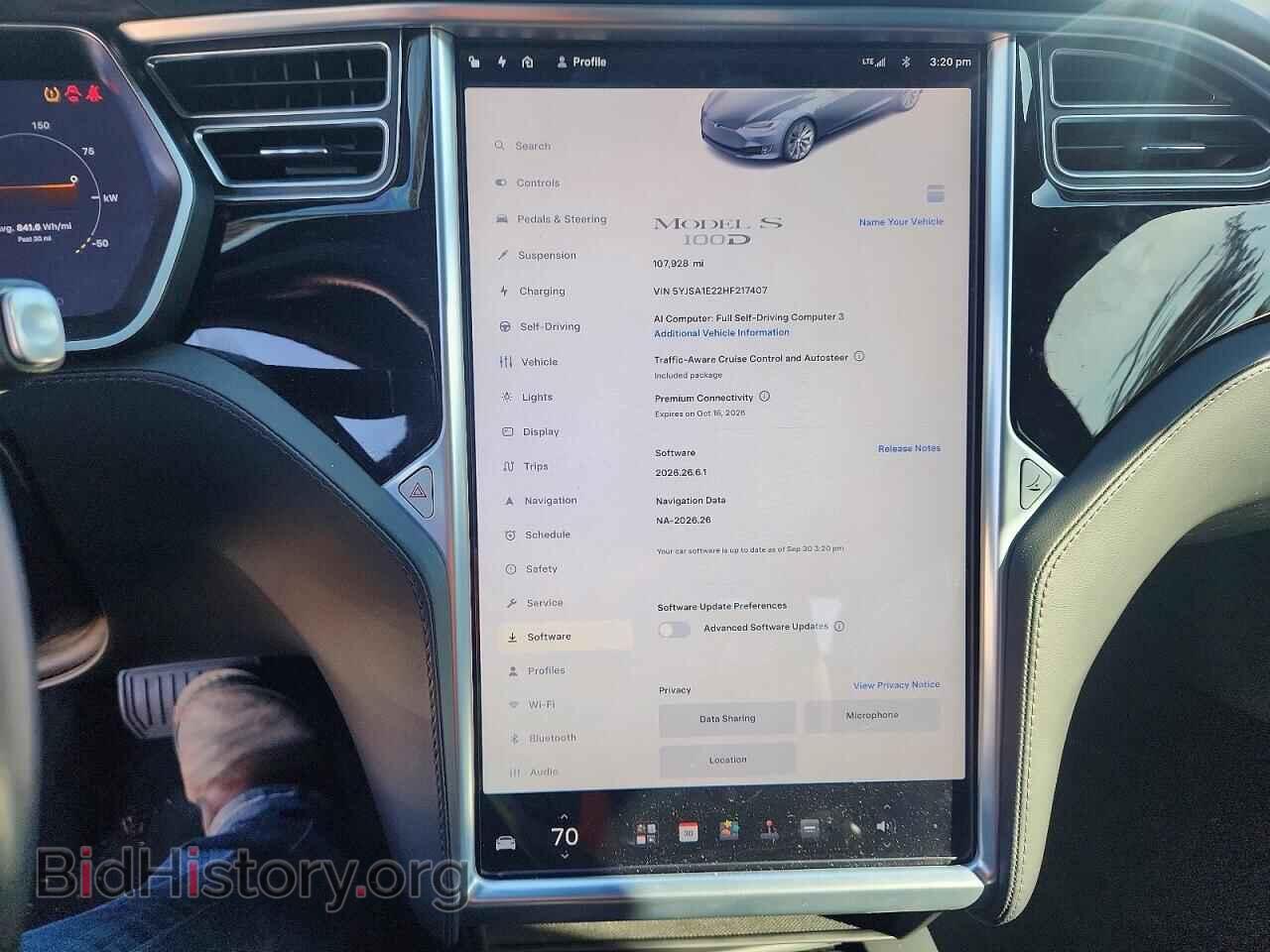 2017 TESLA MODEL S - VIN: 5YJSA1E22HF217407 - Photo 9
