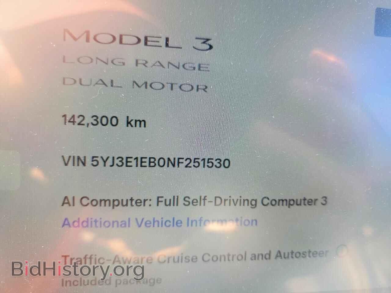 2022 TESLA MODEL 3 - VIN: 5YJ3E1EB0NF251530 - Photo 9