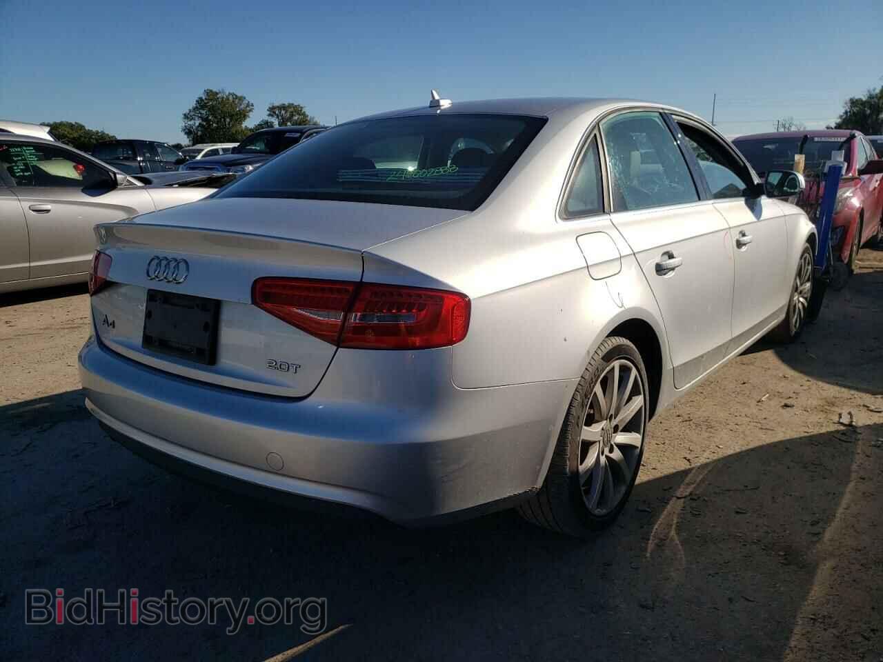 2013 AUDI A4 - VIN: WAUEFAFL1DA051998 - Фото 4