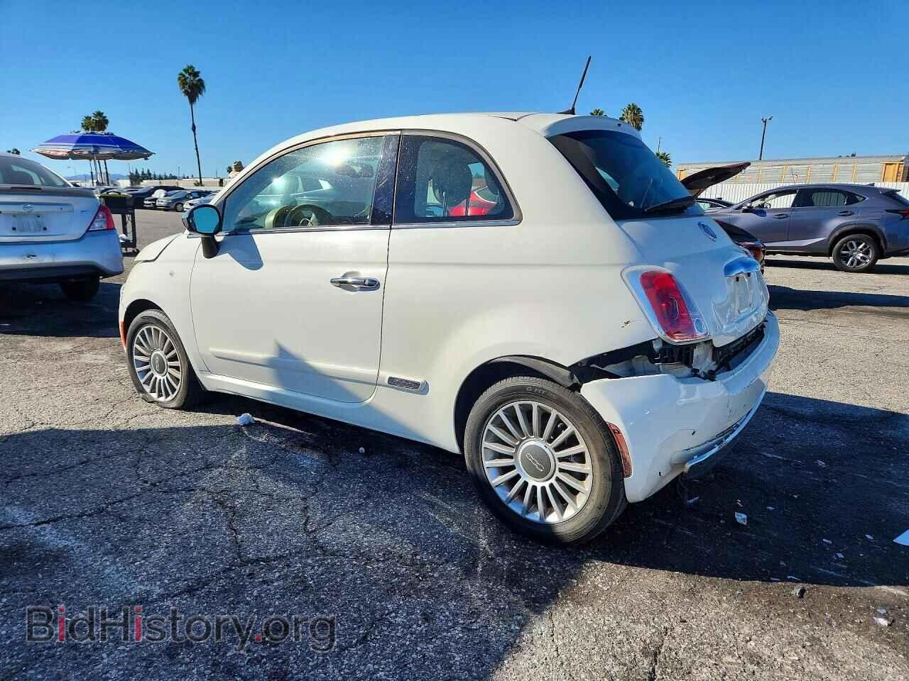 2012 FIAT 500 - VIN: 3C3CFFCR3CT104163 - Фото 2