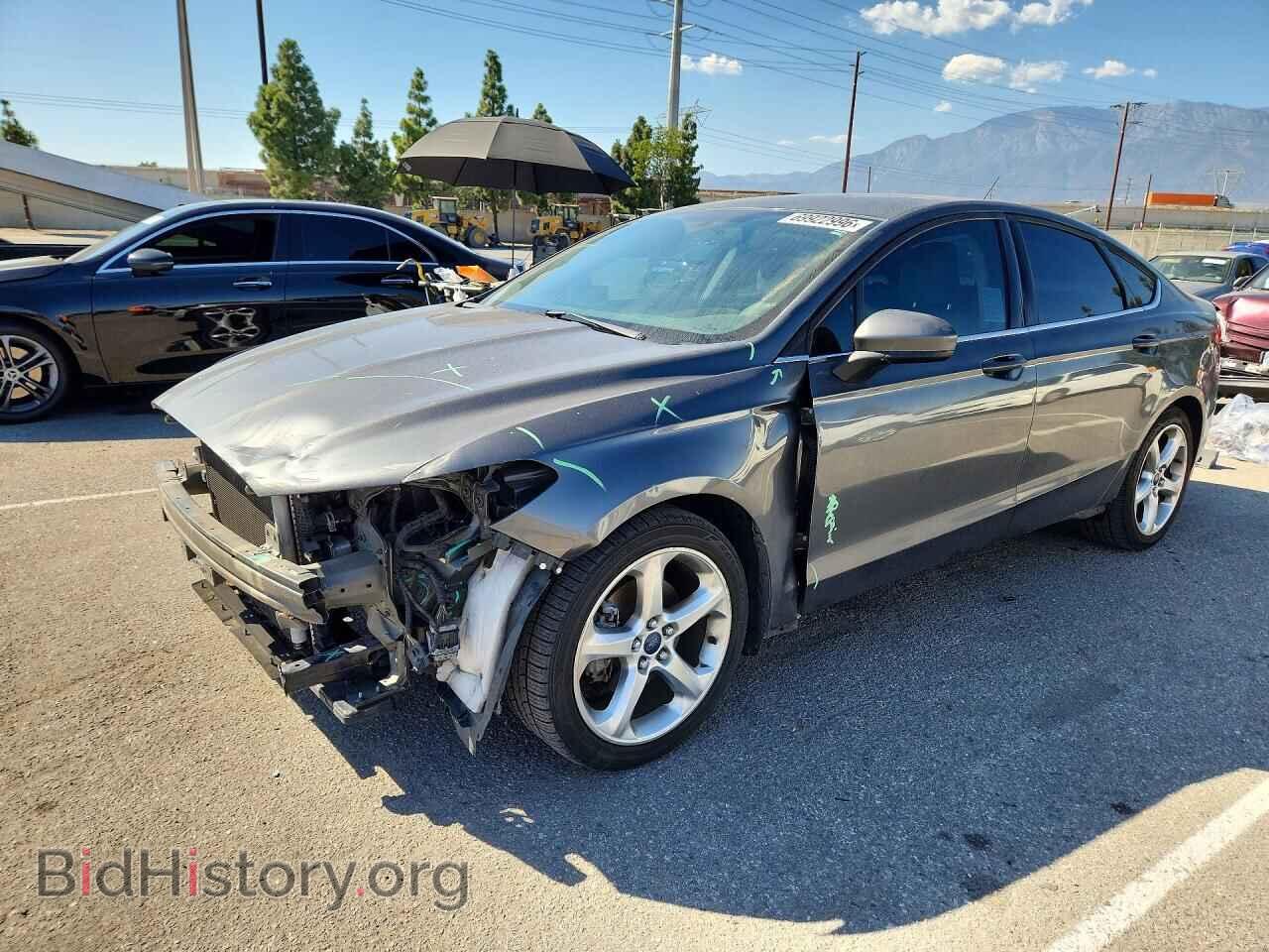 Photo 3FA6P0G70GR166155 - FORD FUSION 2016