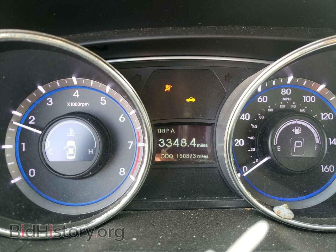 2012 HYUNDAI SONATA - VIN: 5NPEC4AB5CH370372 - Фото 9