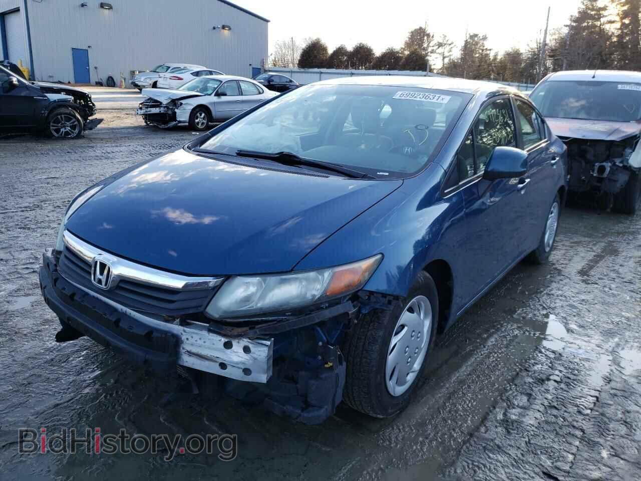 2012 HONDA CIVIC - VIN: 2HGFB2F56CH534642 - Фото 2