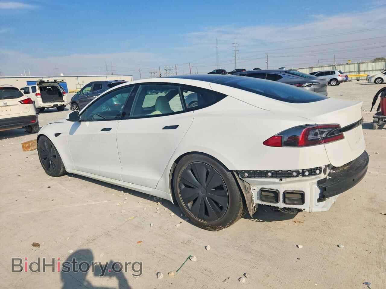 2022 TESLA MODEL S - VIN: 5YJSA1E50NF459277 - Фото 2