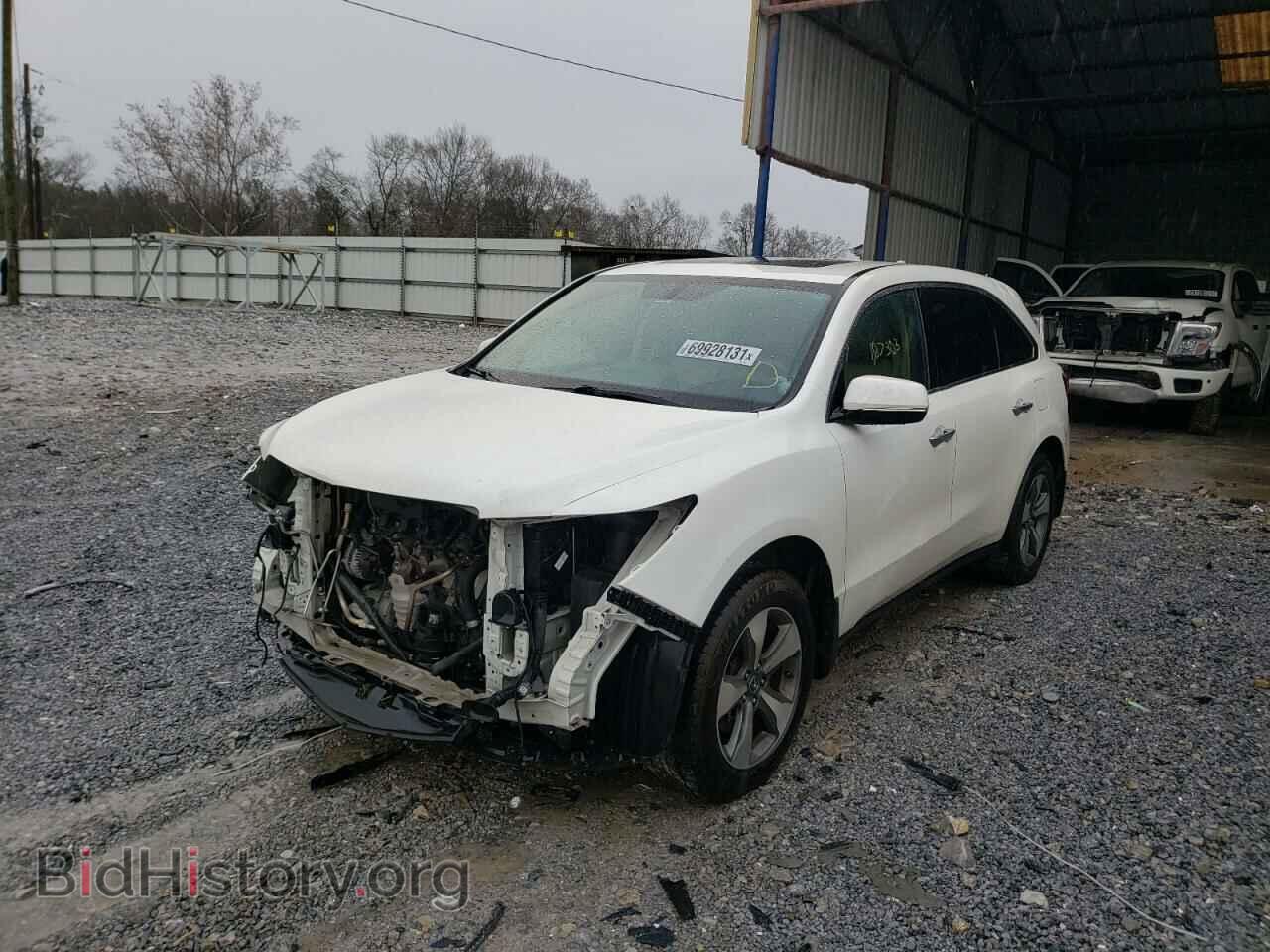 2016 ACURA MDX - VIN: 5FRYD3H29GB020644 - Фото 2