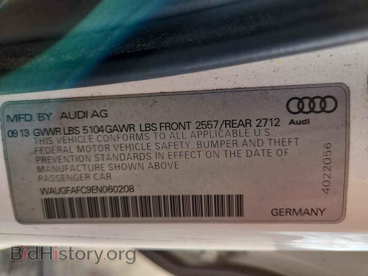 2014 AUDI A6 - VIN: WAUGFAFC9EN060208 - Photo 12