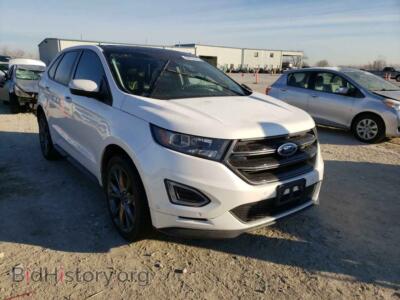 2016 Ford EDGE Edge Sport, белый — VIN 2FMPK4AP9GBC42382, Copart