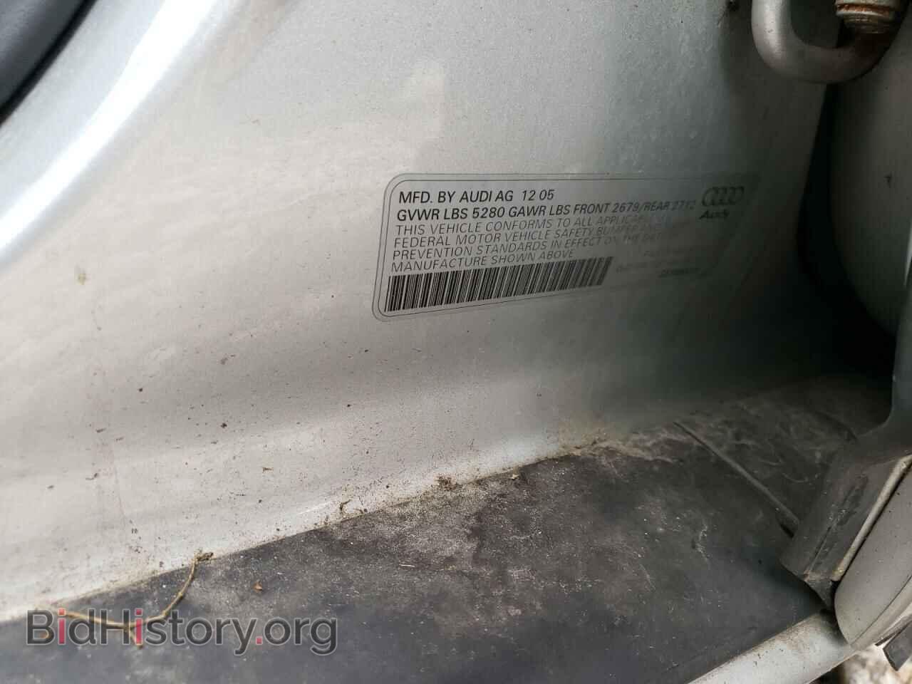 2006 AUDI A6 - VIN: WAUDH74F16N122389 - Фото 12