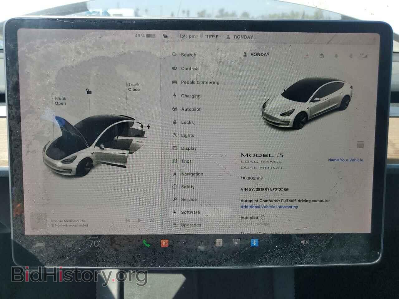 2022 TESLA MODEL 3 - VIN: 5YJ3E1EB7NF212286 - Photo 9