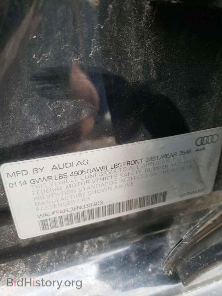2014 AUDI A4 - VIN: WAUFFAFL2EN030303 - Фото 10