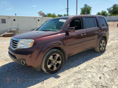 2014 Honda PILOT Exln, purple — VIN 5FNYF4H70EB035012, Copart