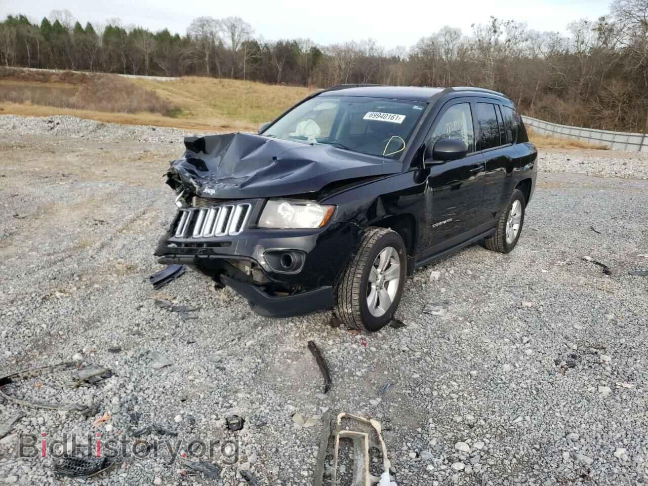 2014 JEEP COMPASS - VIN: 1C4NJCBB6ED854123 - Фото 2