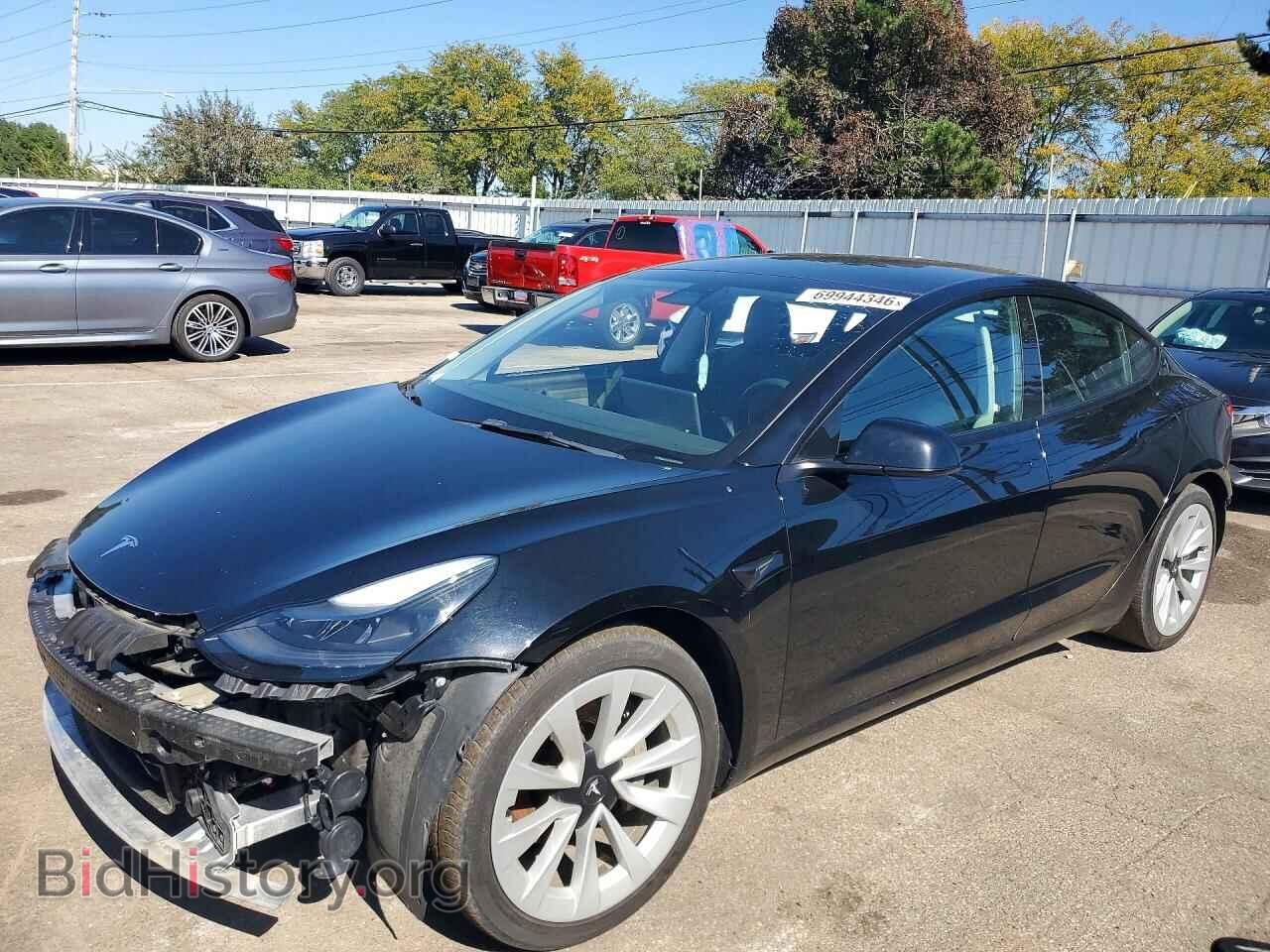 Фотография 5YJ3E1EB7NF133748 - TESLA MODEL 3 2022