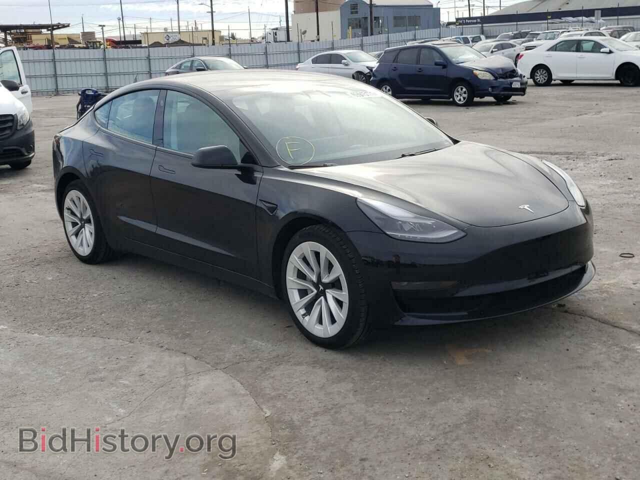 Photo 5YJ3E1EA7MF001448 - TESLA MODEL 3 2021