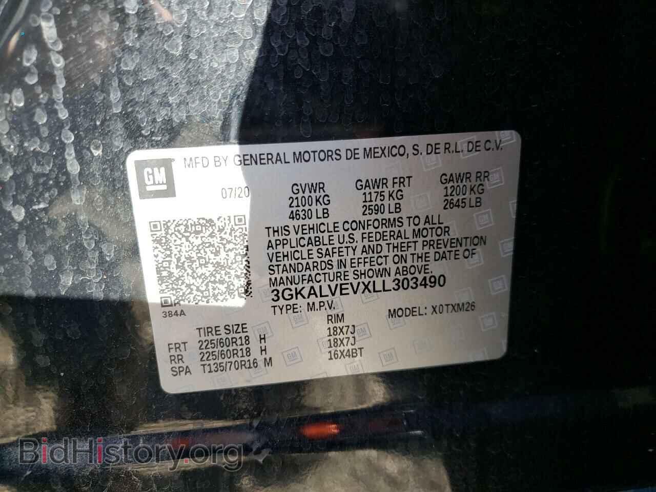 2020 GMC TERRAIN - VIN: 3GKALVEVXLL303490 - Фото 10
