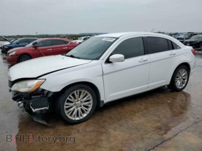 2013 Chrysler 200 Touring, white — VIN 1C3CCBBB0DN694250, Copart