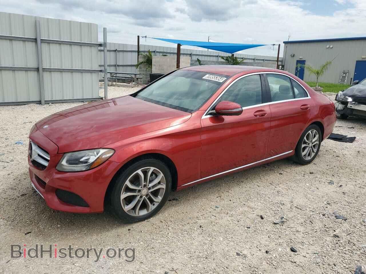 Photo 55SWF4JB2GU099592 - MERCEDES-BENZ C-CLASS 2016