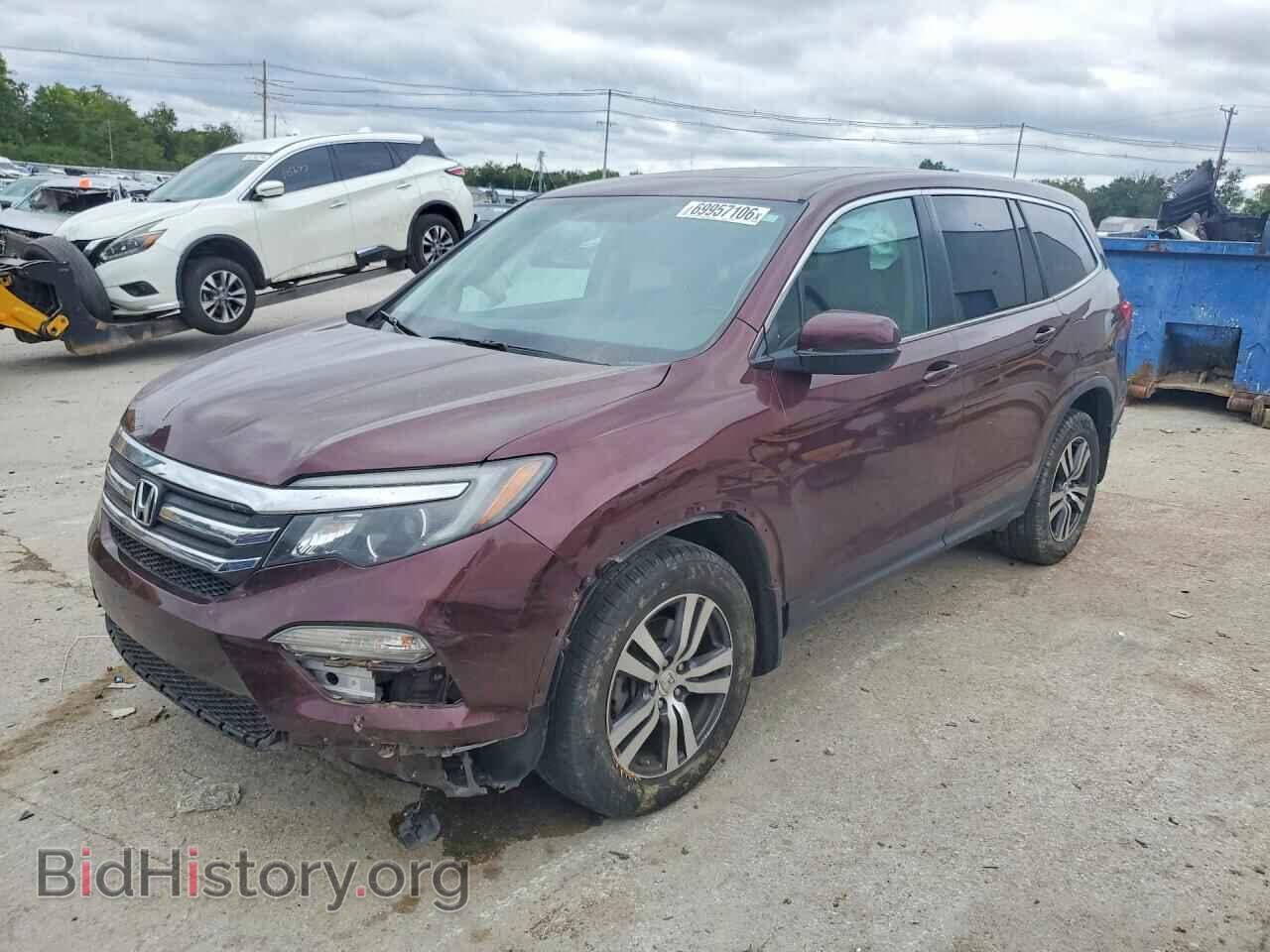 Фотография 5FNYF6H57GB072376 - HONDA PILOT 2016