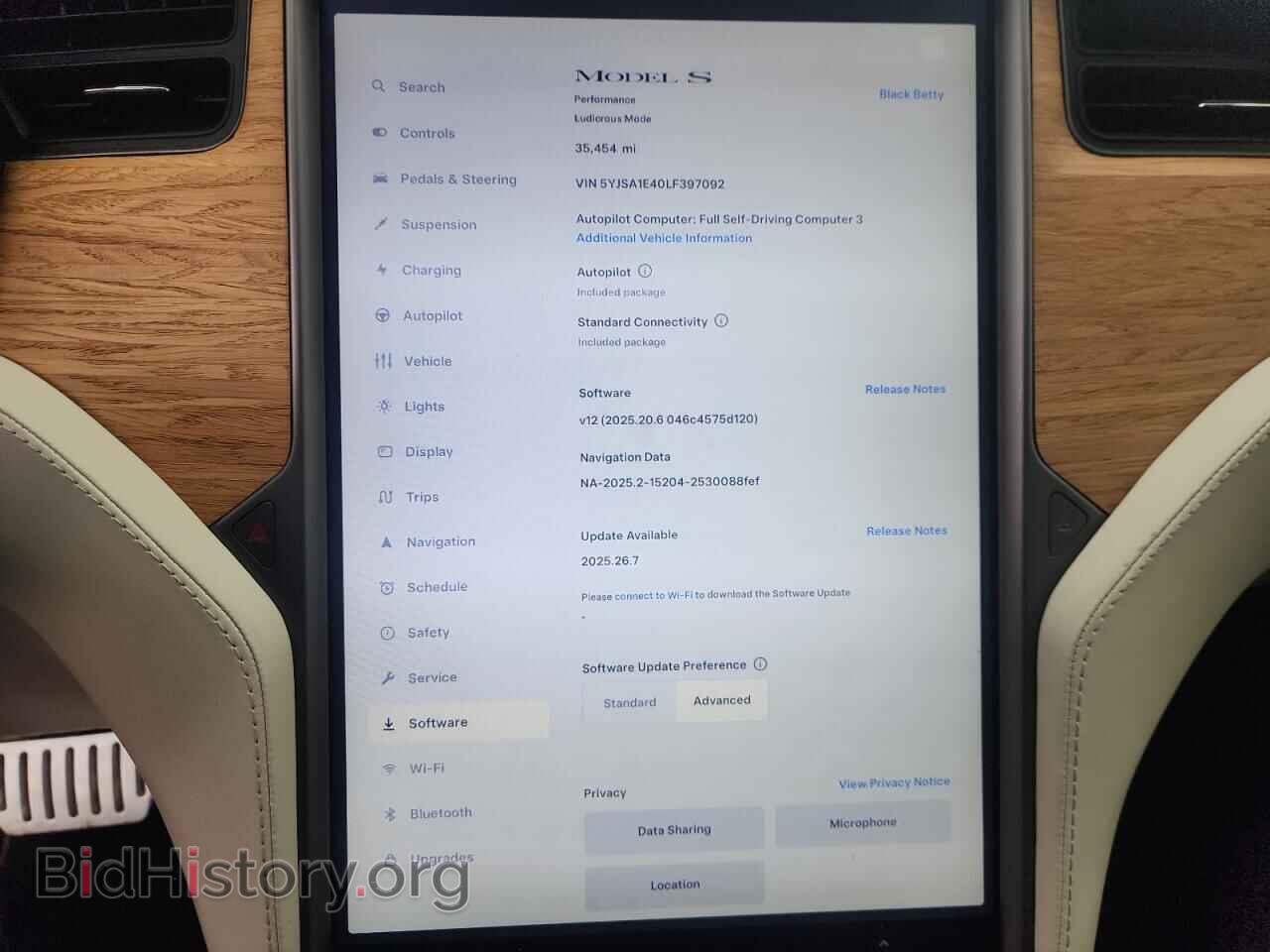 2020 TESLA MODEL S - VIN: 5YJSA1E40LF397092 - Photo 9