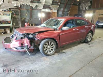 2013 Chrysler 200 Limited, burgundy — VIN 1C3CCBCG2DN701113, Copart