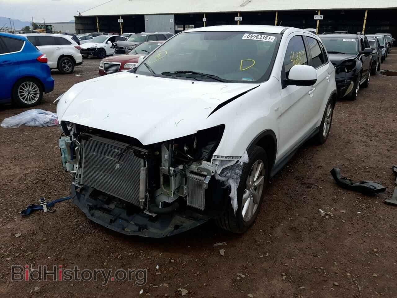 2015 MITSUBISHI OUTLANDER - VIN: 4A4AP4AU5FE005174 - Фото 2