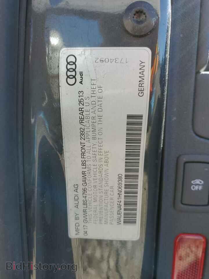 2017 AUDI A4 - VIN: WAUENAF41HN069380 - Фото 12