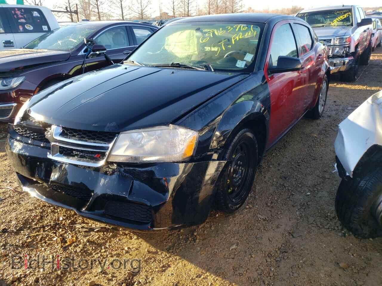 2014 DODGE AVENGER - VIN: 1C3CDZAG6EN155233 - Фото 2