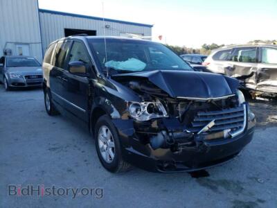 2010 Chrysler MINIVAN Town & COU, black — VIN 2A4RR5D11AR310625, Copart