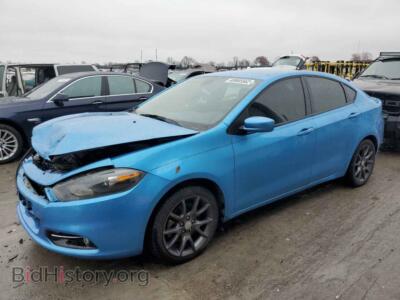2016 Dodge DART Dart SXT S, синий — VIN 1C3CDFFAXGD817097, Copart
