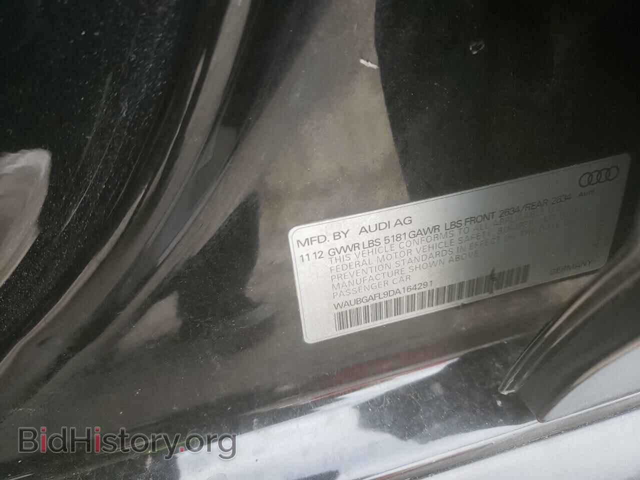2013 AUDI S4/RS4 - VIN: WAUBGAFL9DA164291 - Фото 10