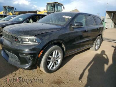 2022 Dodge DURANGO GT, черный — VIN 1C4RDJDG7NC220184, Copart