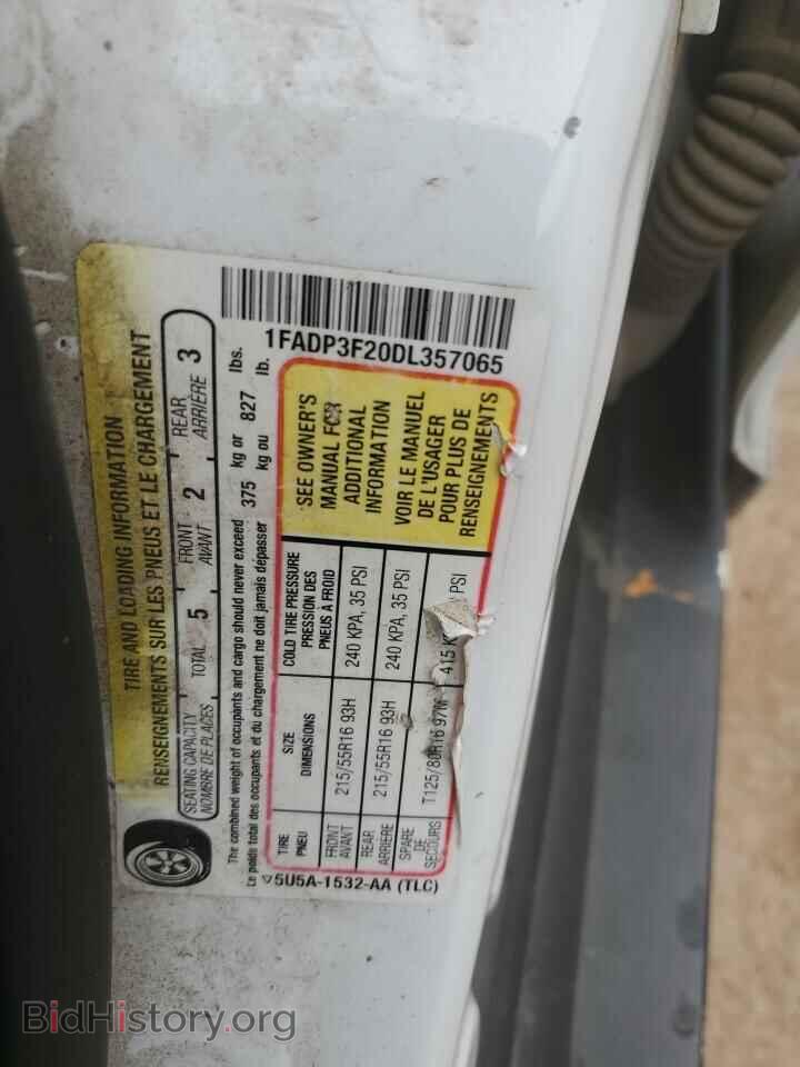 2013 FORD FOCUS - VIN: 1FADP3F20DL357065 - Фото 12