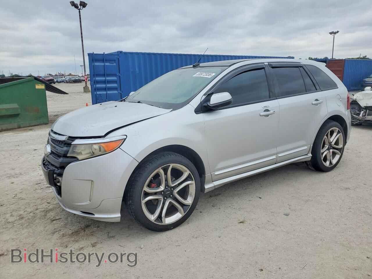 2011 Ford EDGE Sport (VIN 2FMDK4AKXBBB59656) — photo 1 of 15, Copart, damage: front end