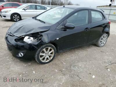 2011 Mazda 2 MAZDA2, черный — VIN JM1DE1HY4B0102343, Copart