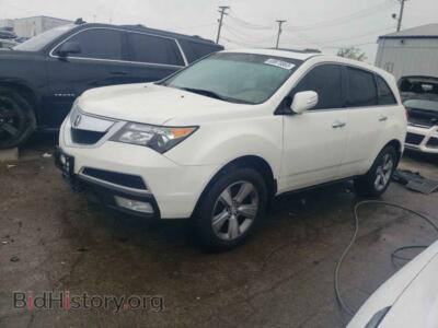 2012 Acura MDX MDX Techno, white — VIN 2HNYD2H33CH532788, Copart