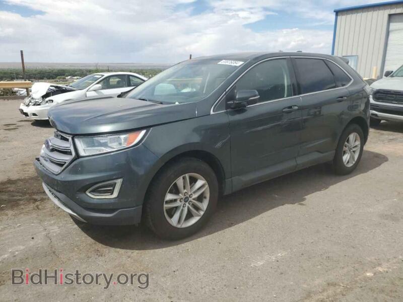 2015 Ford EDGE SEL (VIN 2FMTK4J90FBB99467) — photo 1 of 12, Copart, damage: front end