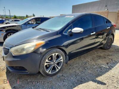 2015 Kia FORTE EX, black — VIN KNAFZ4A84F5350302, Copart