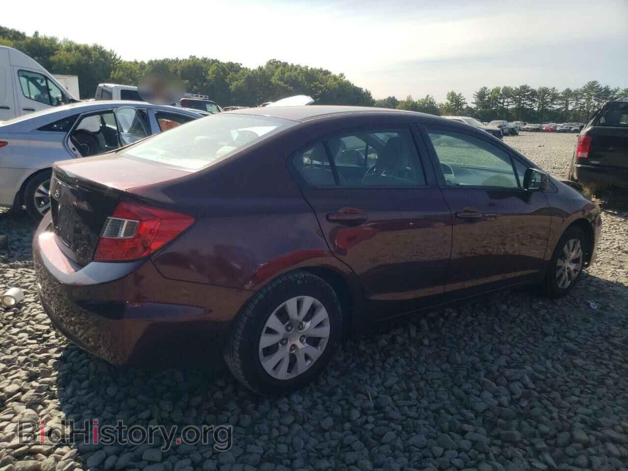 2012 HONDA CIVIC - VIN: 19XFB2F5XCE389647 - Фото 3
