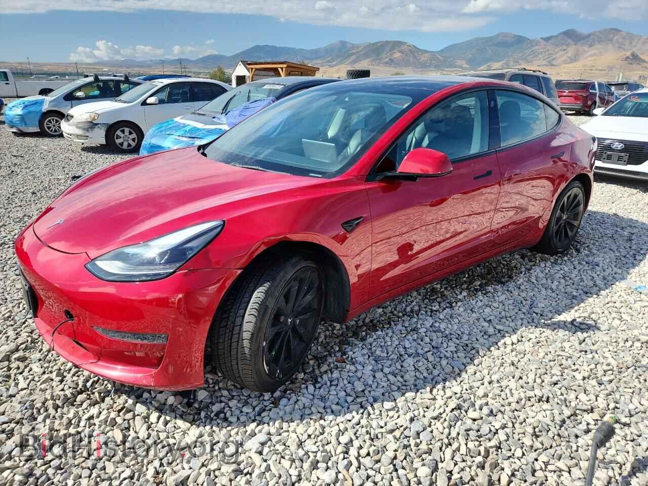 Photo 5YJ3E1EA7NF185355 - TESLA MODEL 3 2022
