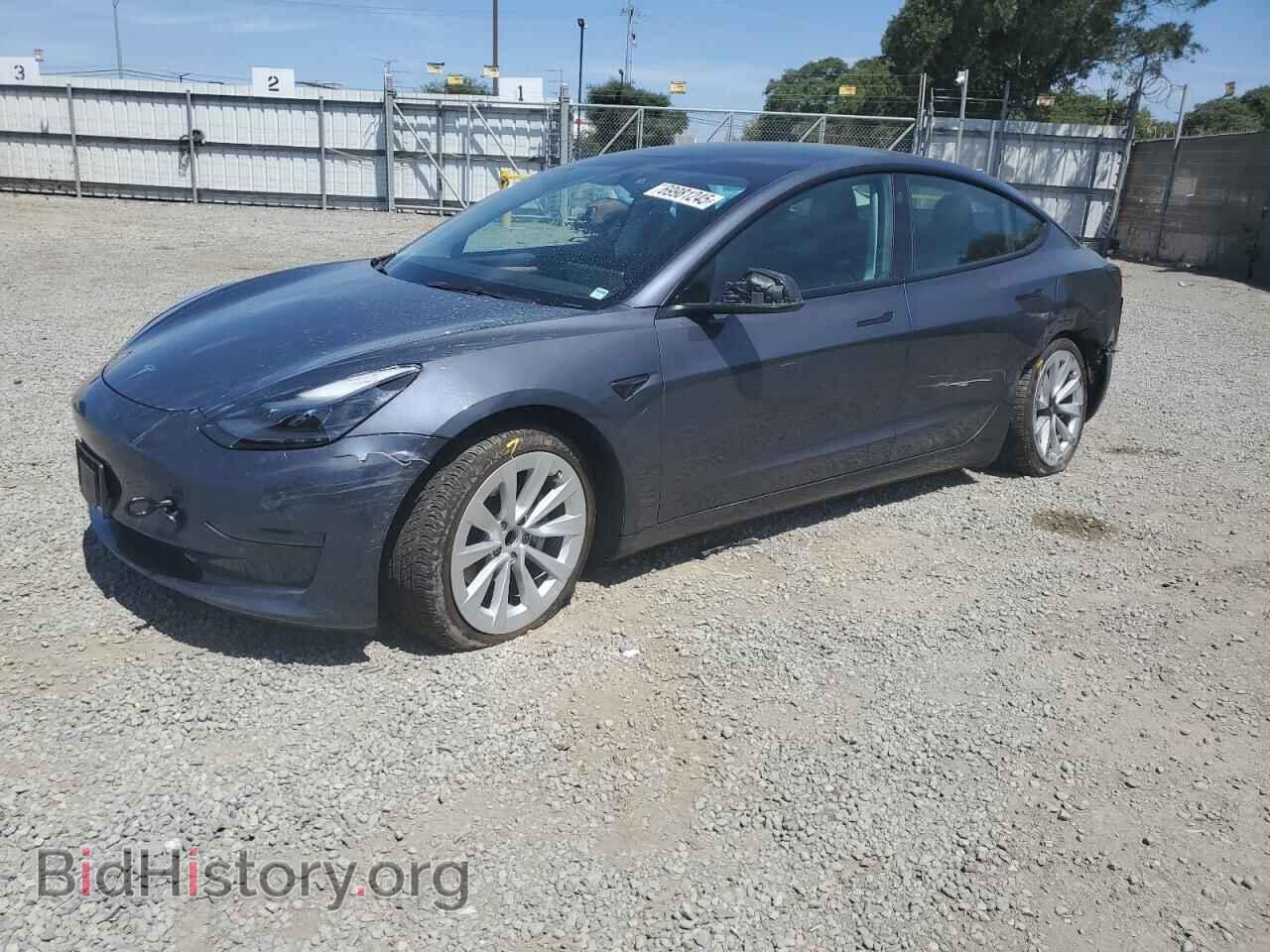 Photo 5YJ3E1EA5NF372481 - TESLA MODEL 3 2022