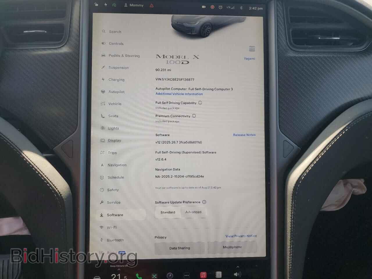 2018 TESLA MODEL X - VIN: 5YJXCBE21JF136877 - Photo 9
