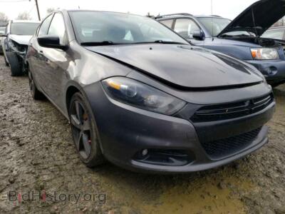 2015 Dodge DART DART SXT, серый — VIN 1C3CDFBB6FD435369, Copart