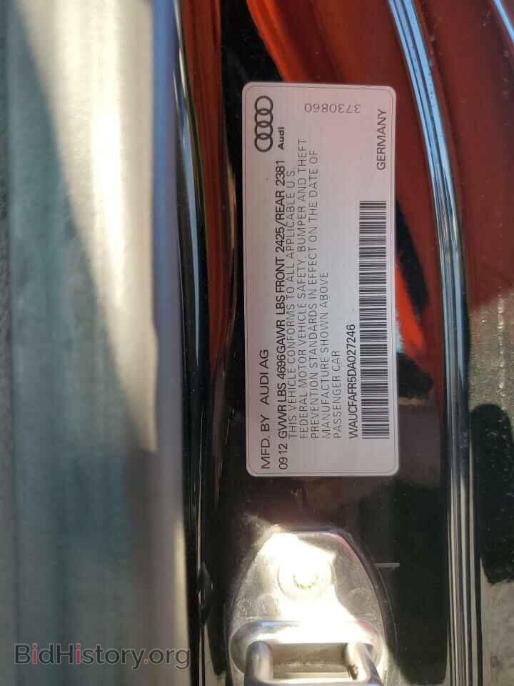 2013 AUDI A5 - VIN: WAUCFAFR5DA027246 - Фото 12