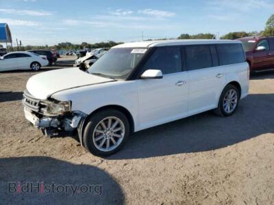 2018 Ford FLEX Flex Limit, белый — VIN 2FMGK5D81JBA05158, Copart